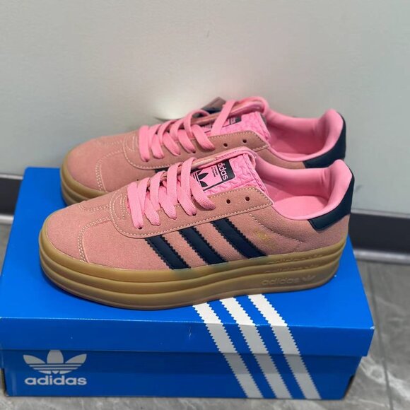 Adidas GAZELLE BOLD OG PINK H06122 Womens Sneakers - Picture 1 of 5